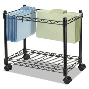 Fellowes® High-capacity Rolling File Cart, 24 X 14 X 20.5, Black freeshipping - TVN Wholesale